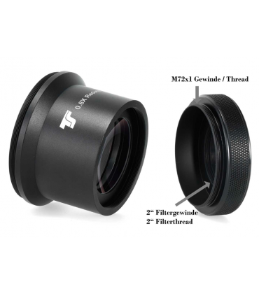 TS-Optics REFRACTOR Corrector 0.8x para TS 130 mm f/7 CF-Apo y Triplet APO
