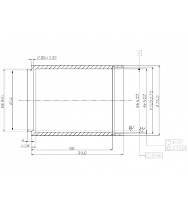 TS-Optics NEWTON Corrector de Coma 1.0x Diseño Riccardi - Conexión 3"
