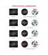 Omegon finder scope Visor angular 9x50, negro