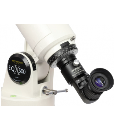 Omegon angle view for polar finder 90°