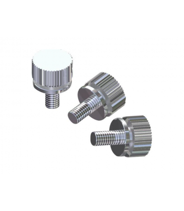 Omegon set of 3 knurled screws M3