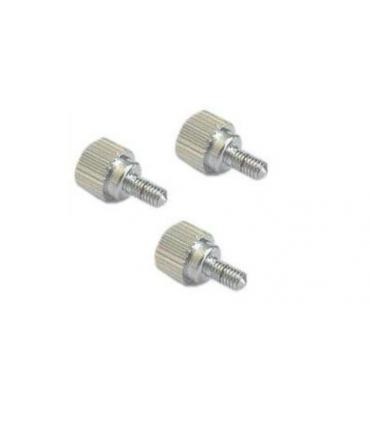 Omegon set of 3 knurled screws M4