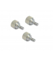 Omegon set of 3 knurled screws M4