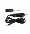 Omegon 12V 3A car battery cable (3m) for car cigarette lighter socket