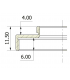 Adaptador Omegon C-Mount (macho) a T2 (hembra)