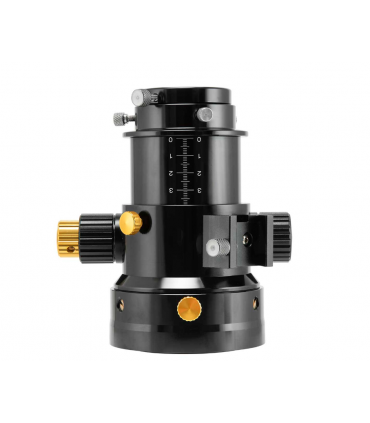 Enfocador de piñón y cremallera TS-Optics de 2,5" con conexión M90x1 y rotación de 360°
