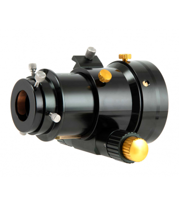 Enfocador de piñón y cremallera TS-Optics de 2,5" con conexión M90x1 y rotación de 360°