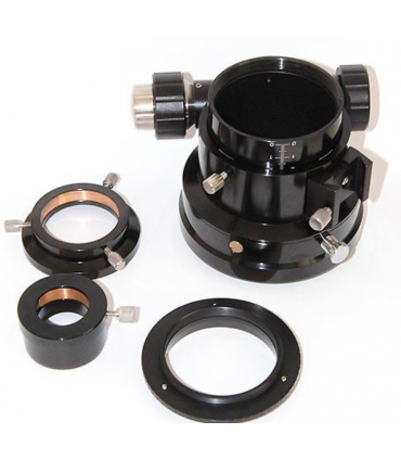 Enfocador de piñón y cremallera TS-Optics de 3" para una carga útil de hasta 6 kg - Rosca de conexión M117
